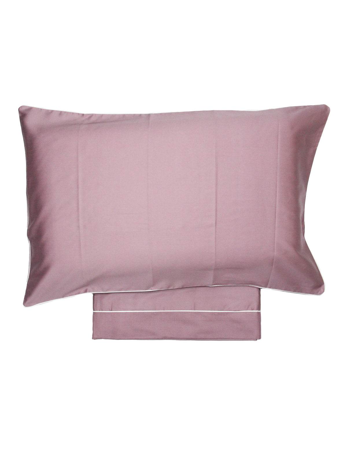 Lenzuola Tinta Unita Biancheria Cindy Satin cpl Rebecca Home - evabiancheria