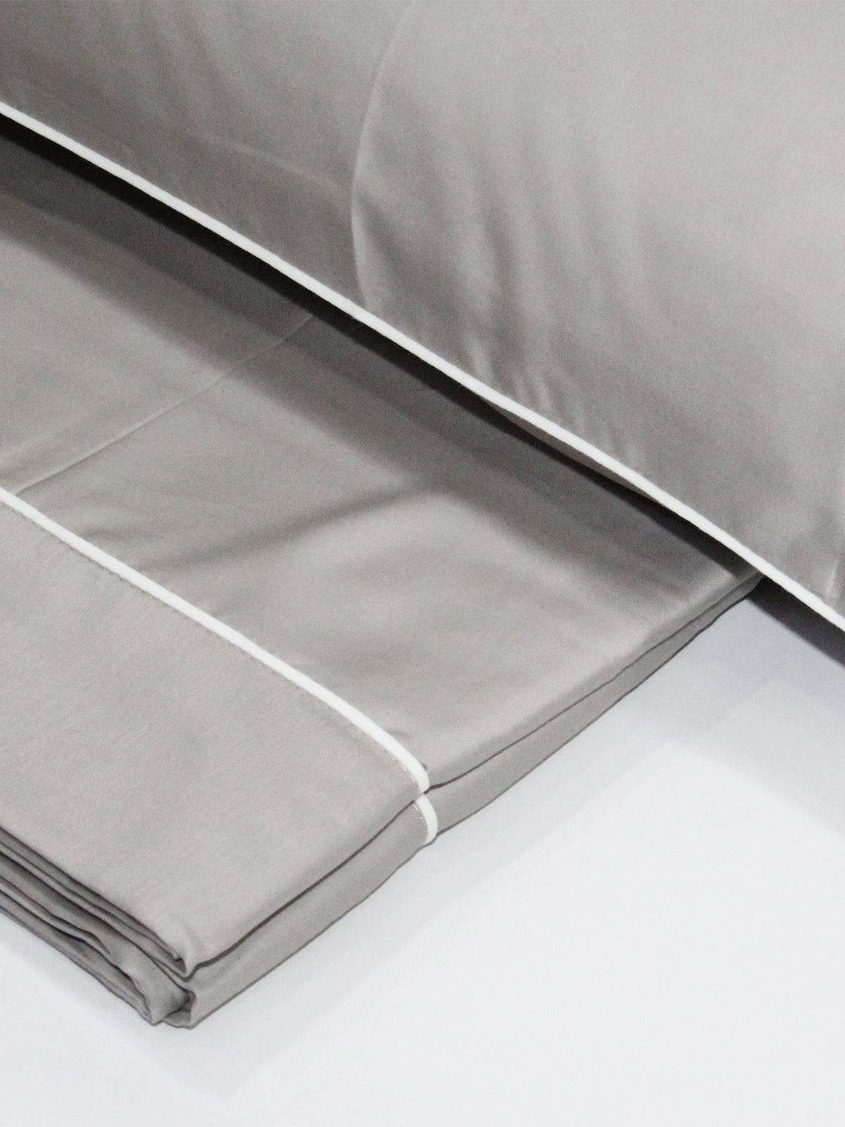 Lenzuola Tinta Unita Biancheria Cindy Satin cpl Rebecca Home - evabiancheria