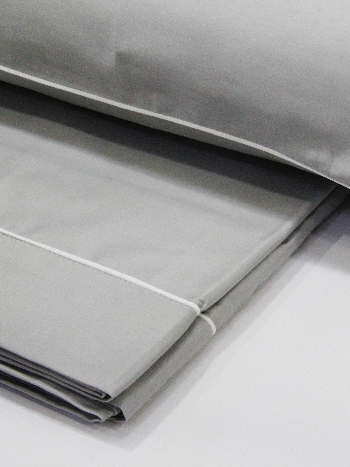 Lenzuola Tinta Unita Biancheria Cindy Satin cpl Rebecca Home - evabiancheria