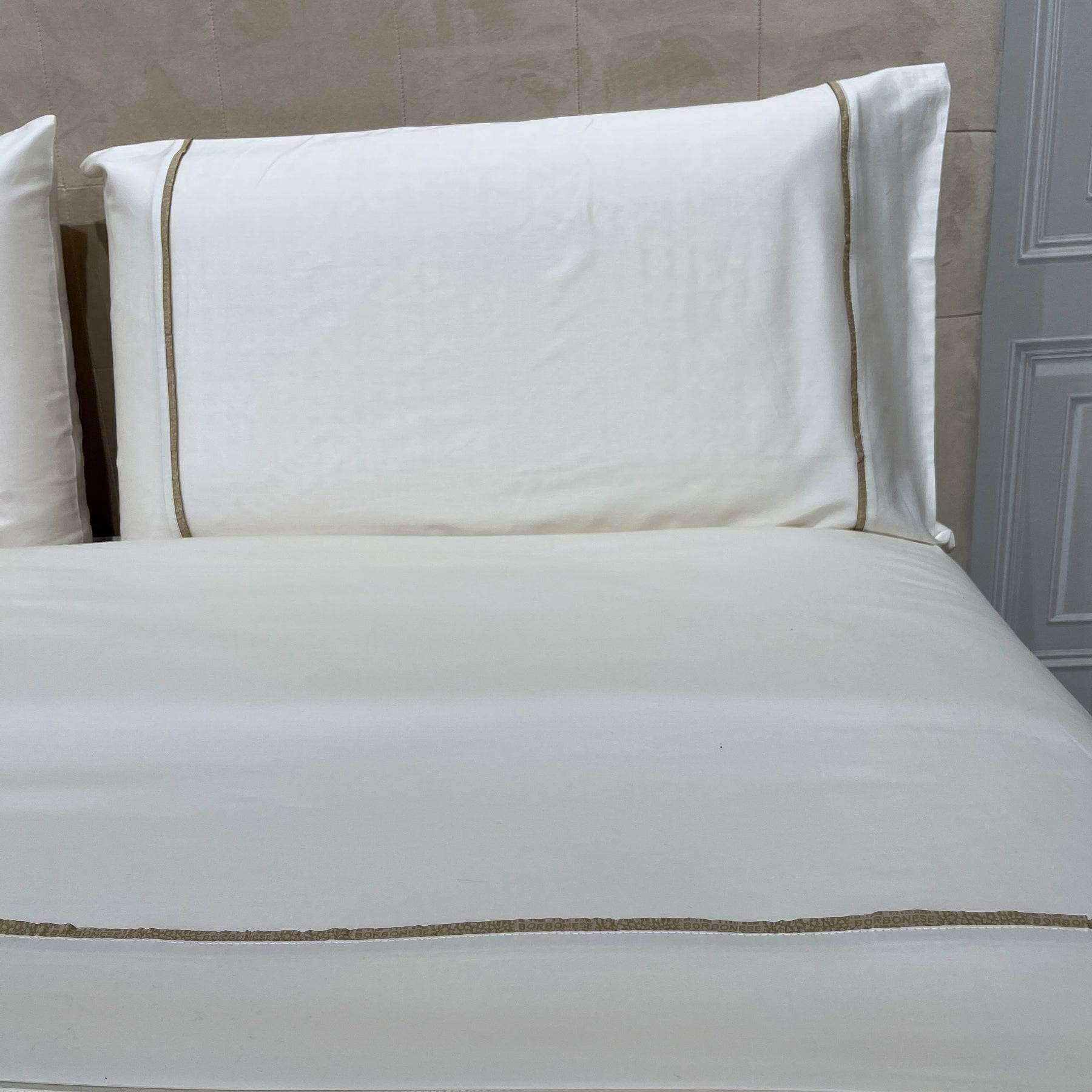 Lenzuola Tinta Unita Biancheria City cpl Borbonese - evabiancheria