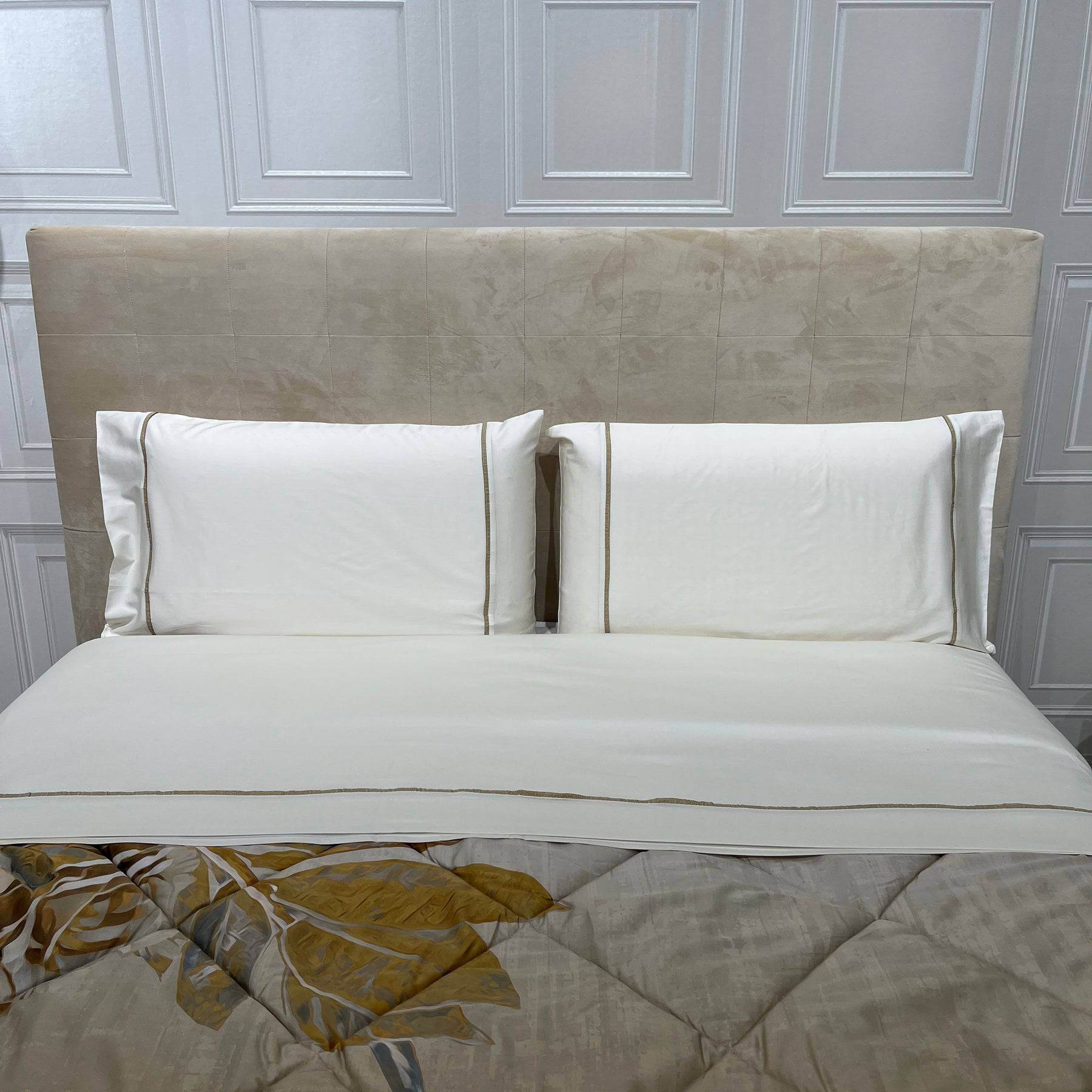 Lenzuola Tinta Unita Biancheria City cpl Borbonese - evabiancheria