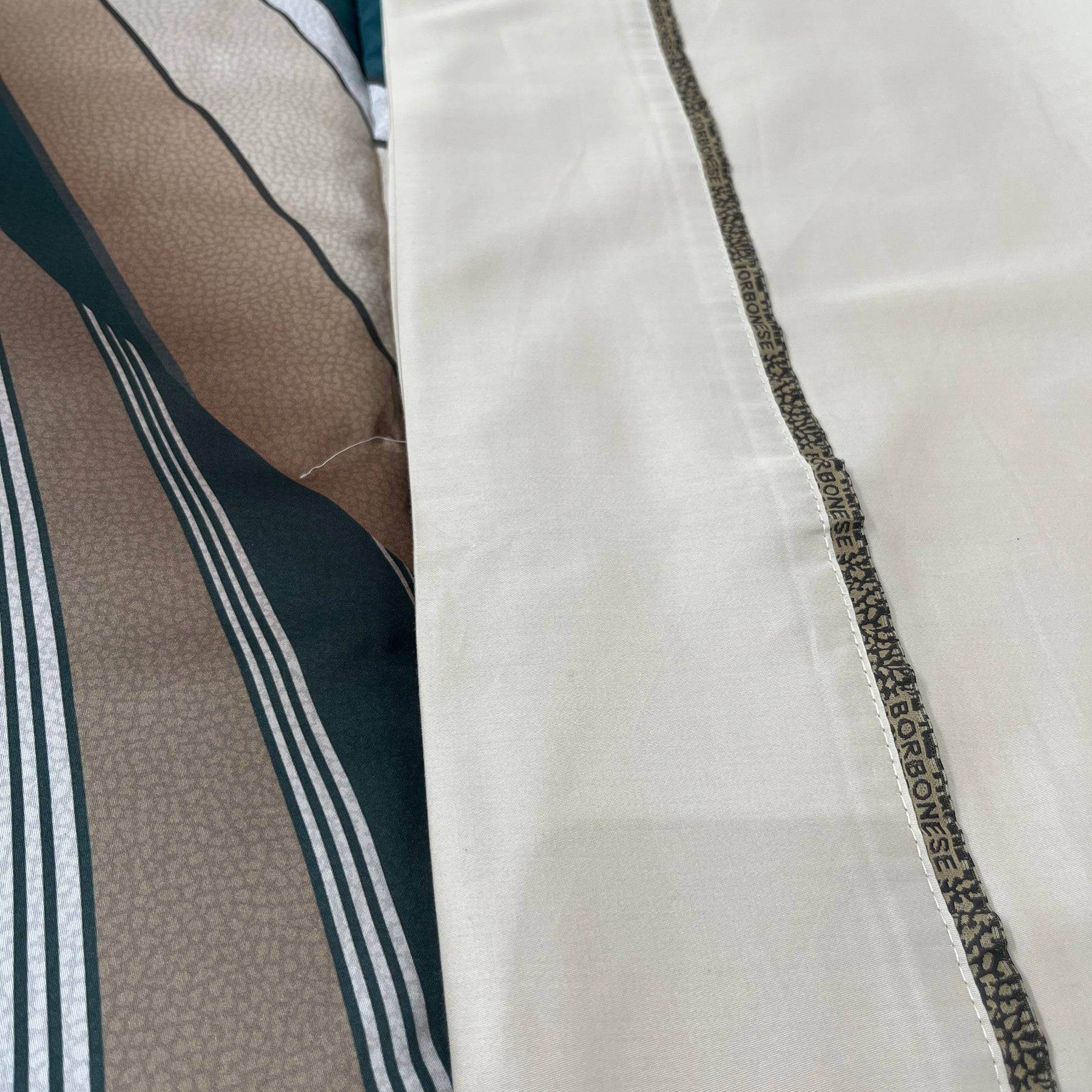 Lenzuola Tinta Unita Biancheria City cpl Borbonese - evabiancheria