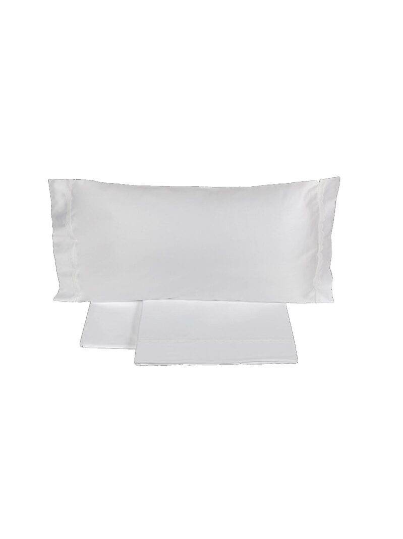 Lenzuola Tinta Unita Letto CASTELLO CPL Fazzini Atelier - evabiancheria