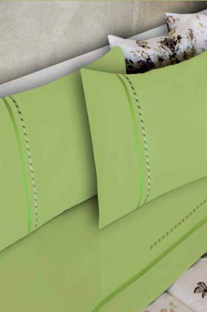 Lenzuola Tinta Unita Letto LUCINA CPL Bic deco - evabiancheria