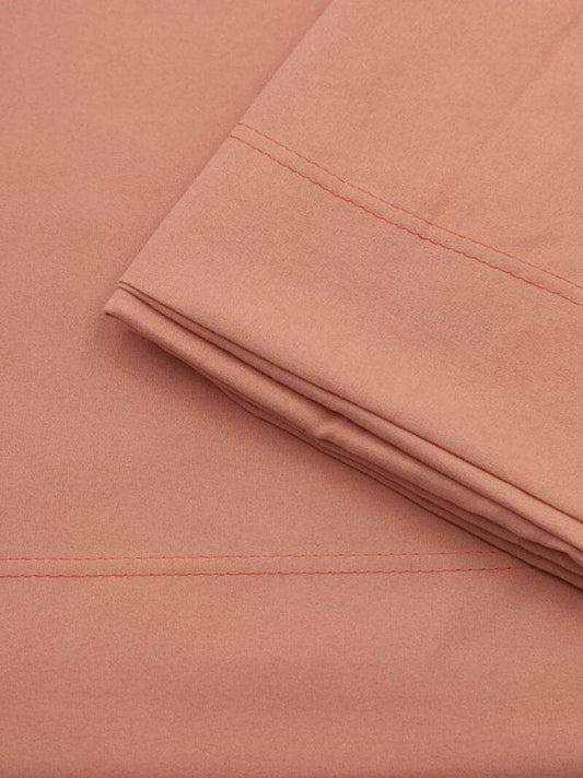 Lenzuola Tinta Unita Letto NO STIRO CPL 1/2 Mae - evabiancheria