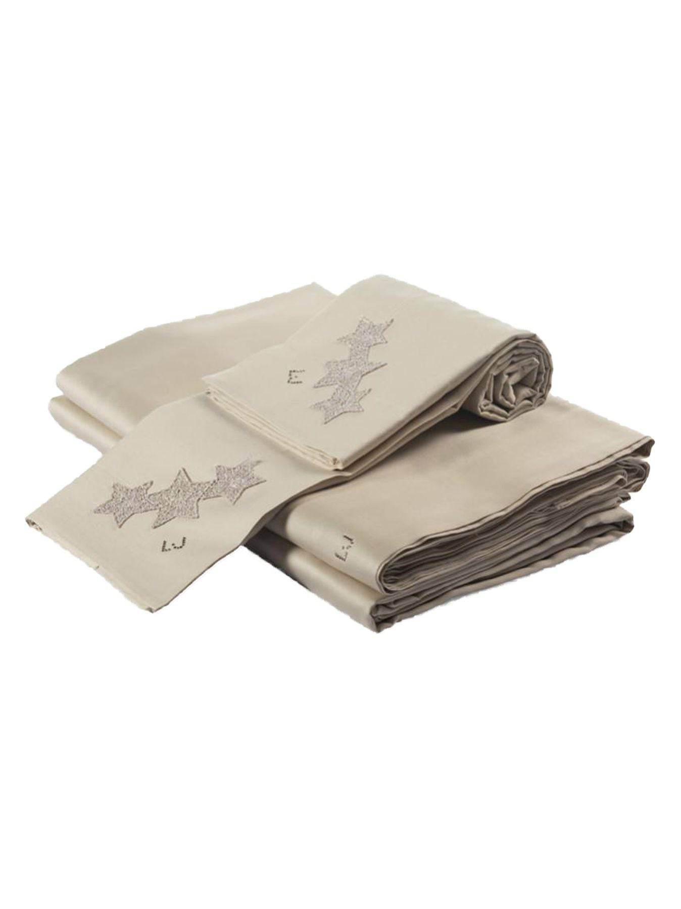 Lenzuola Tinta Unita Letto STELLE CPL Liu Jo Home - evabiancheria