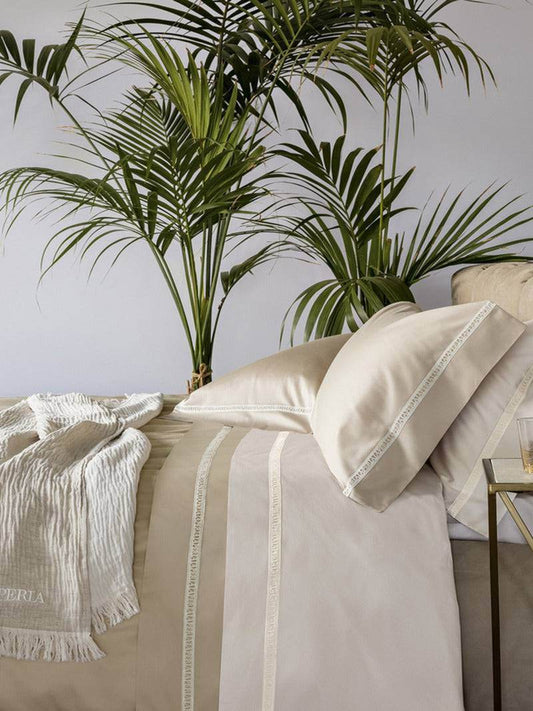 Lenzuola con pizzo Letto MACRAME CPL La Perla - evabiancheria