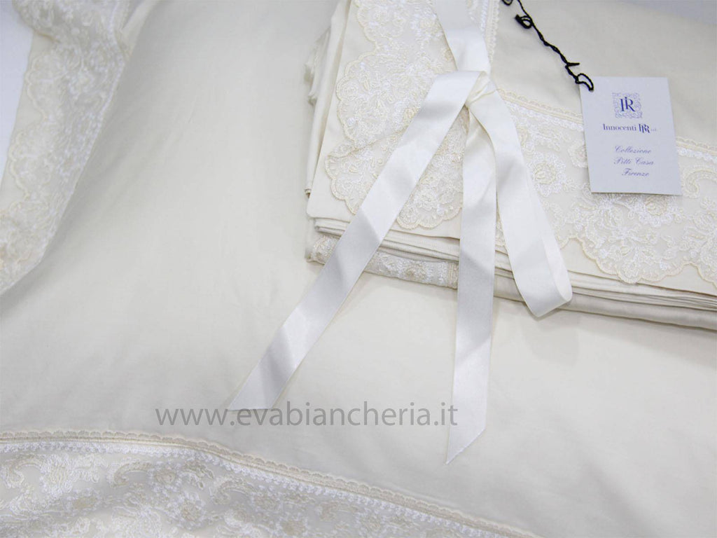 Lenzuola con pizzo Letto NUVOLA LENZ Innocenti evabiancheria