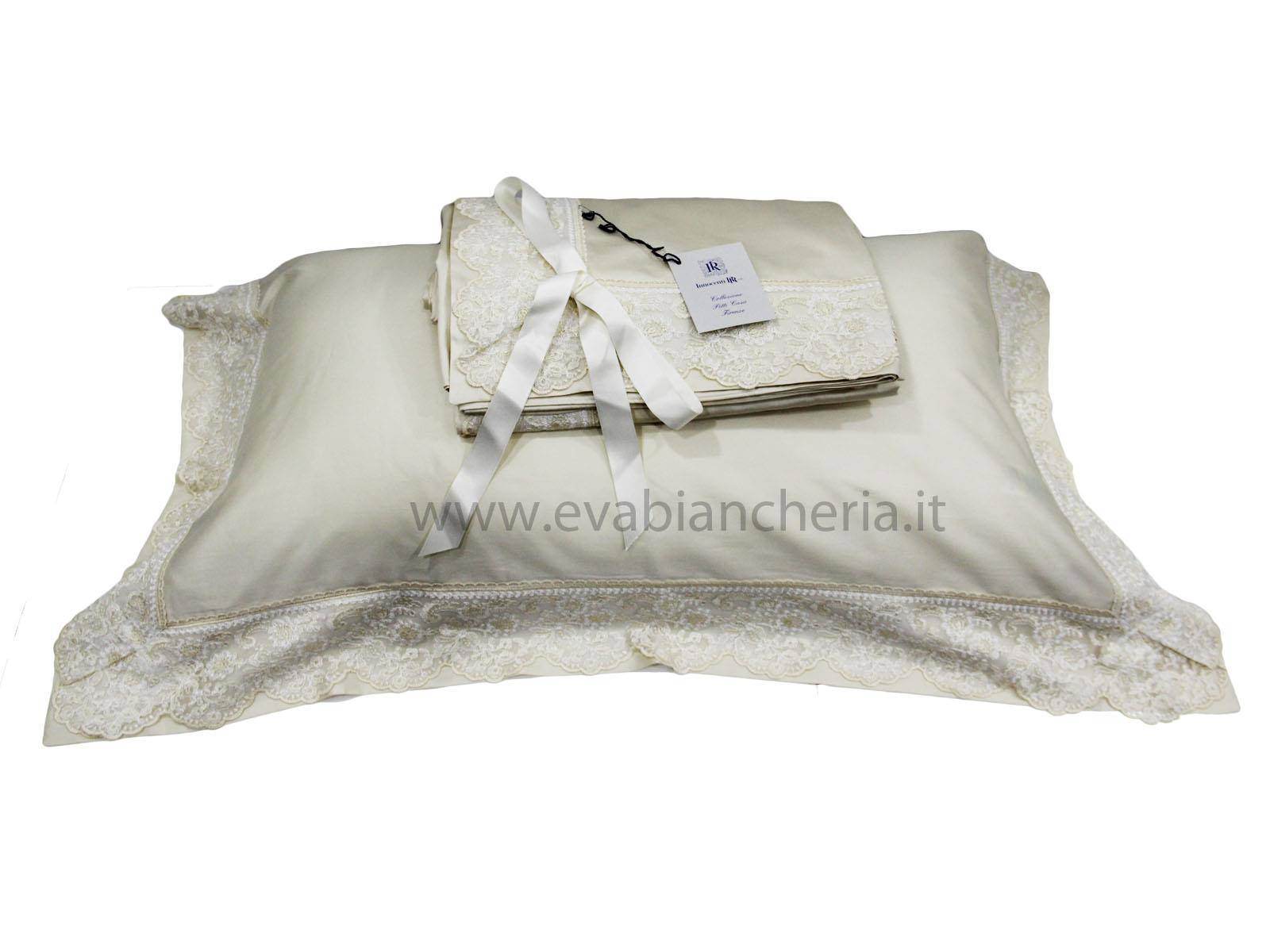 Lenzuola con pizzo Letto NUVOLA LENZ Innocenti - evabiancheria