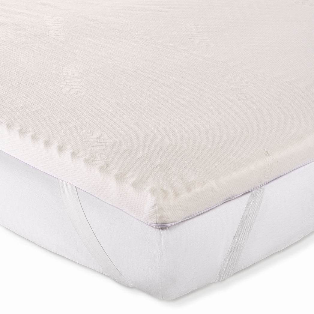 Topper Tinta Unita Biancheria Memory Topper Caleffi - evabiancheria