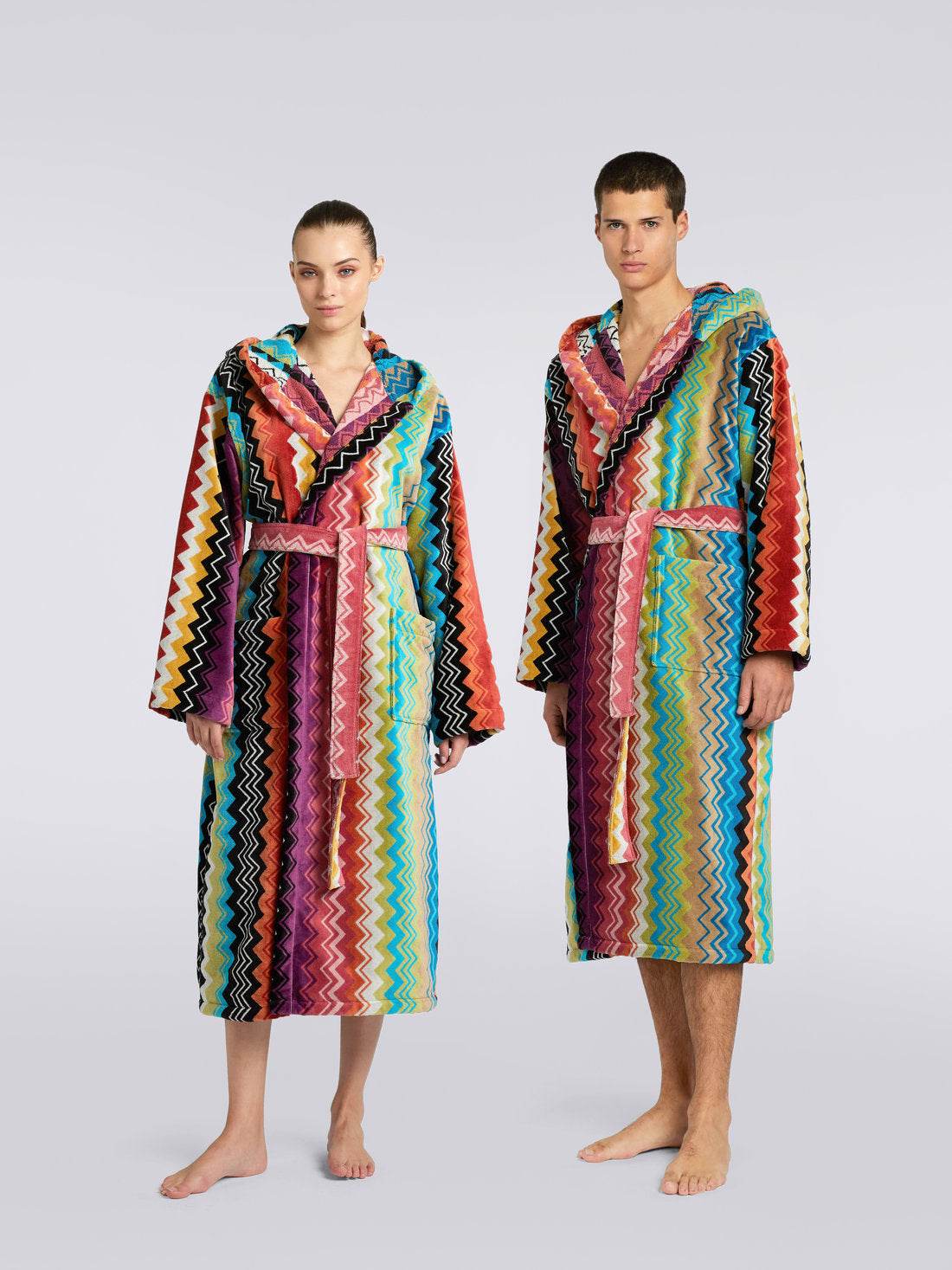 Accappatoio con cappuccio Unisex adulto Giacomo acc Missoni Home - evabiancheria