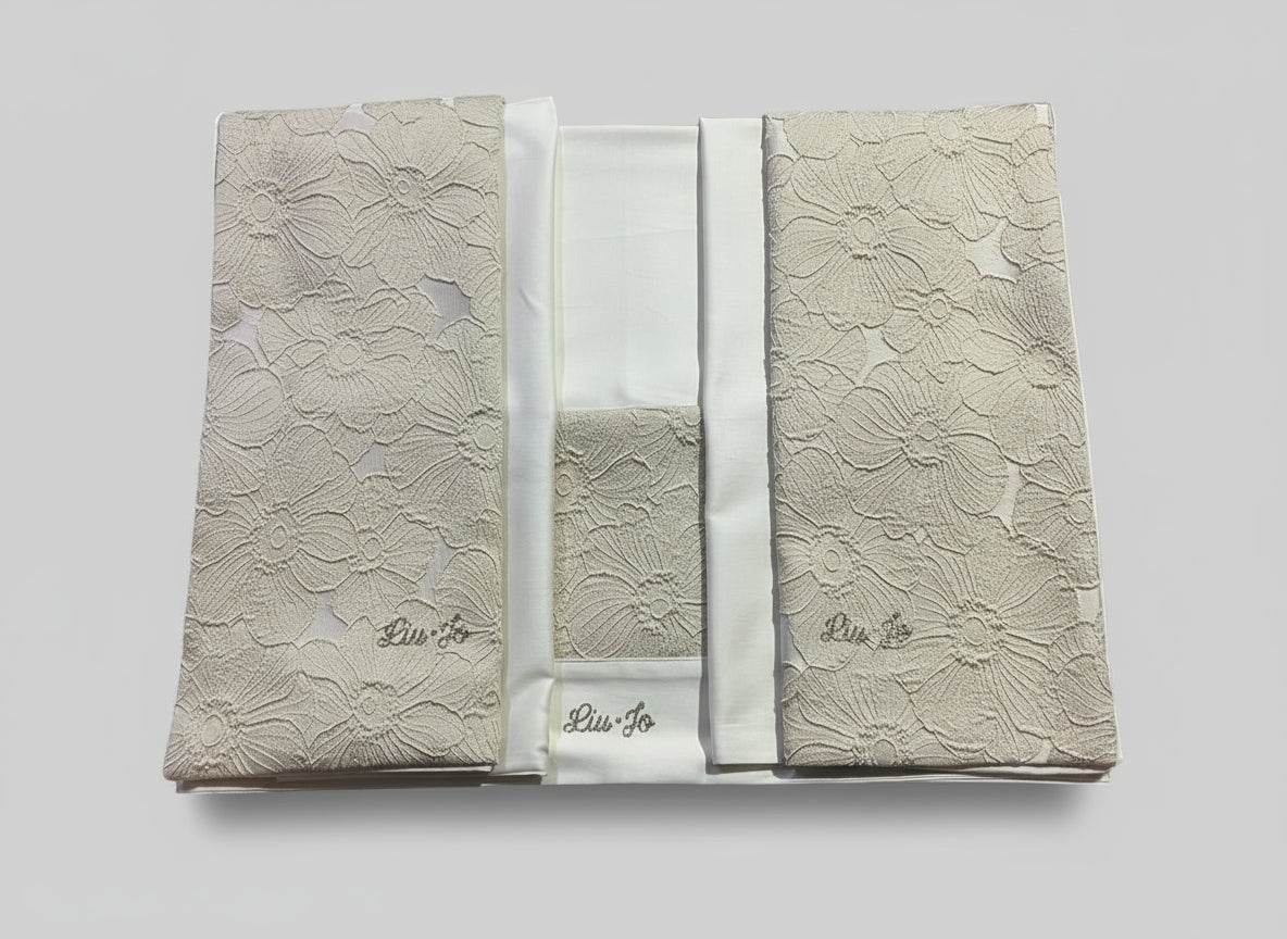Lenzuola con pizzo Biancheria Cassiopea LL2411 Liu Jo Home - evabiancheria