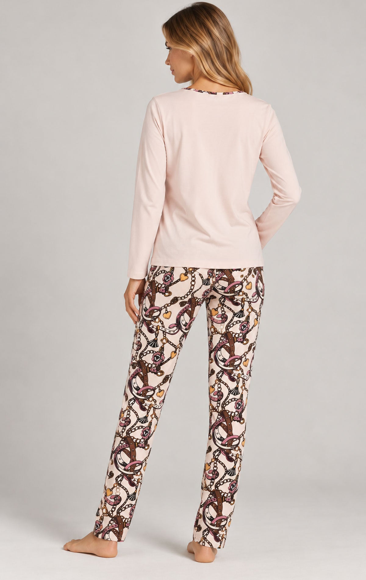 Pigiama Serafino Donna 6P86032 MaryHome