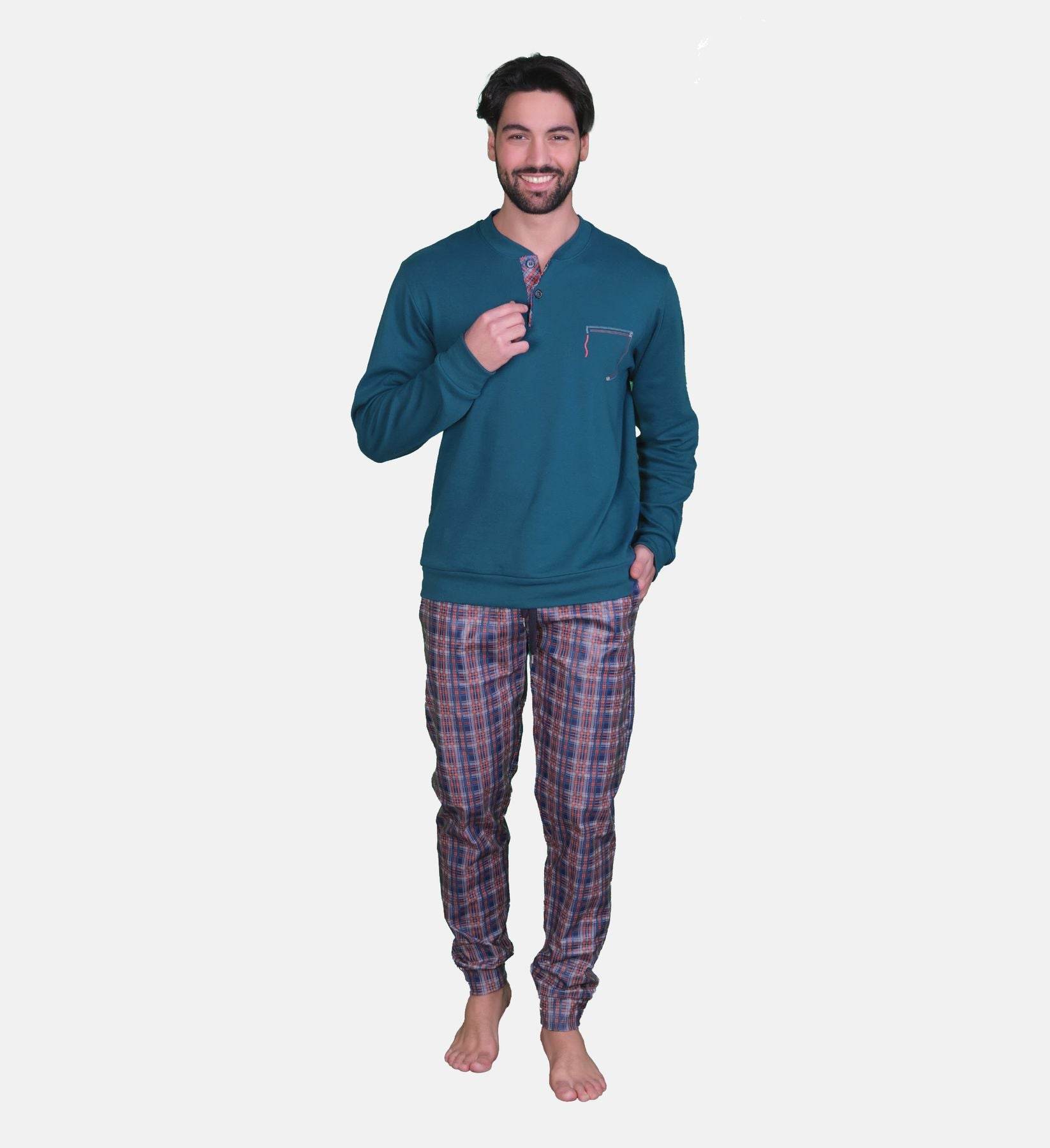 Pigiama Serafino Uomo Energy 4815 Ferrucci - evabiancheria