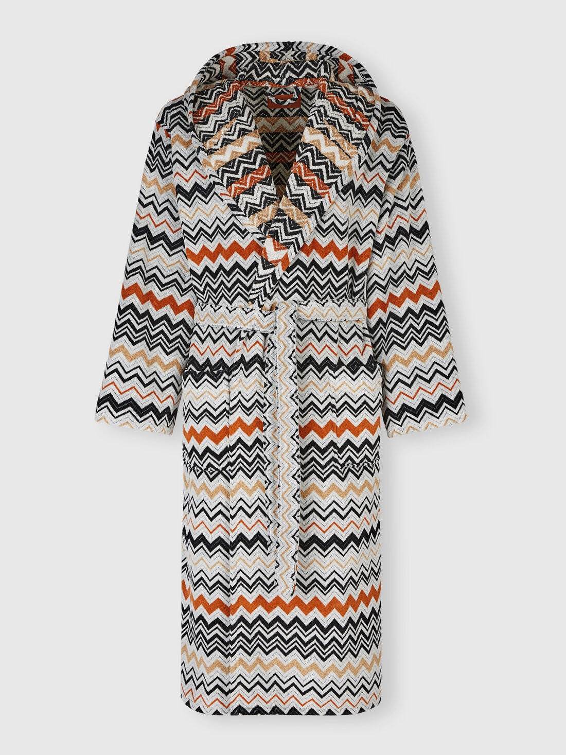 Accappatoio con cappuccio Unisex adulto Bernard Acc Missoni Home - evabiancheria