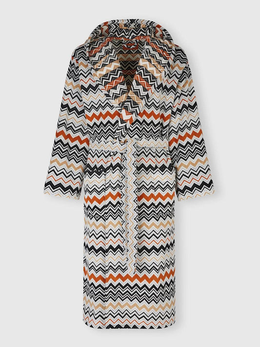 Accappatoio con cappuccio Unisex adulto Bernard Acc Missoni Home - evabiancheria