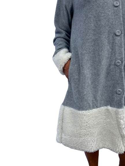 Vestaglia con bottoni Donna 6V83056 Maryplaid - evabiancheria