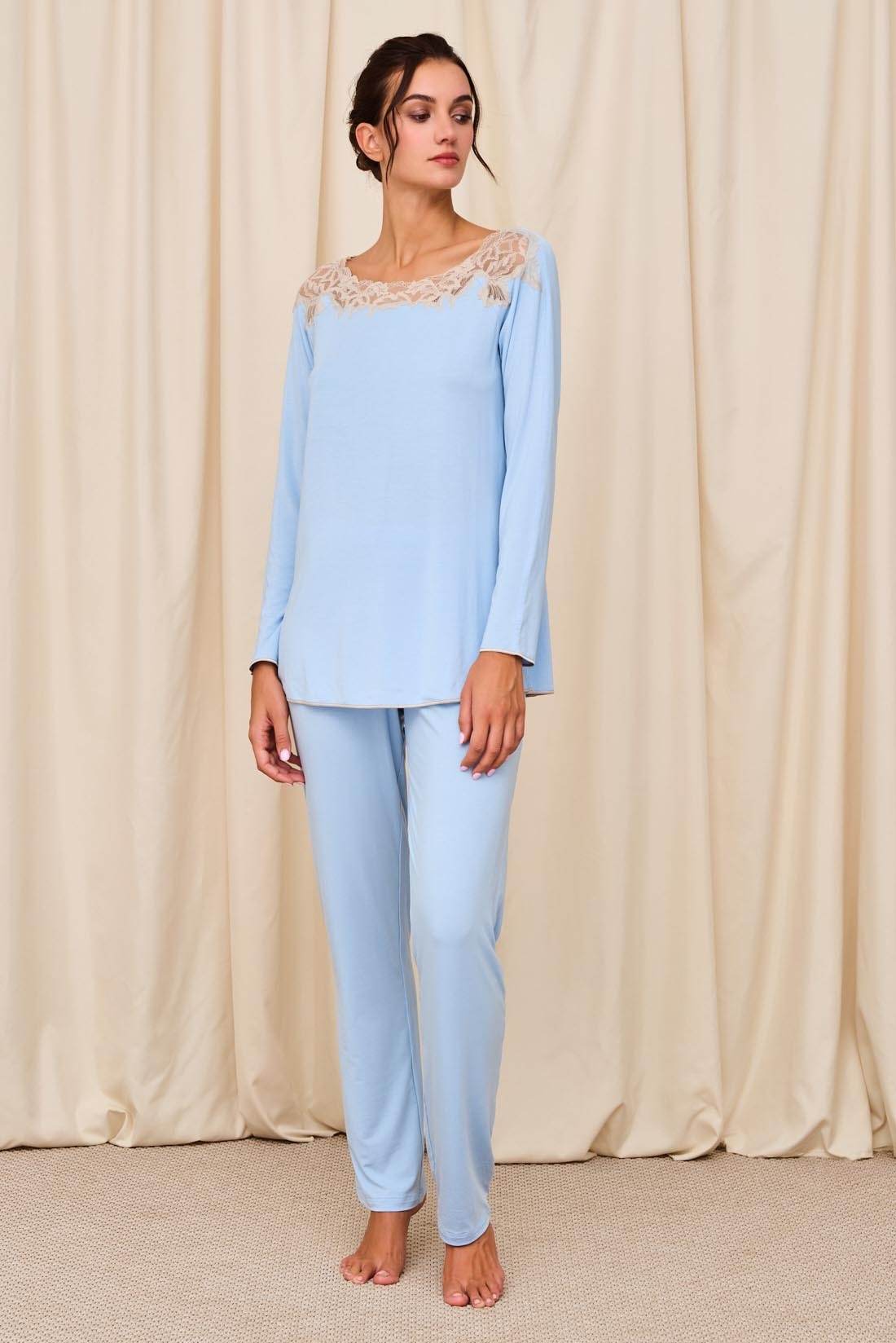 Pigiama Giro collo Donna Grenoble Paladini - evabiancheria