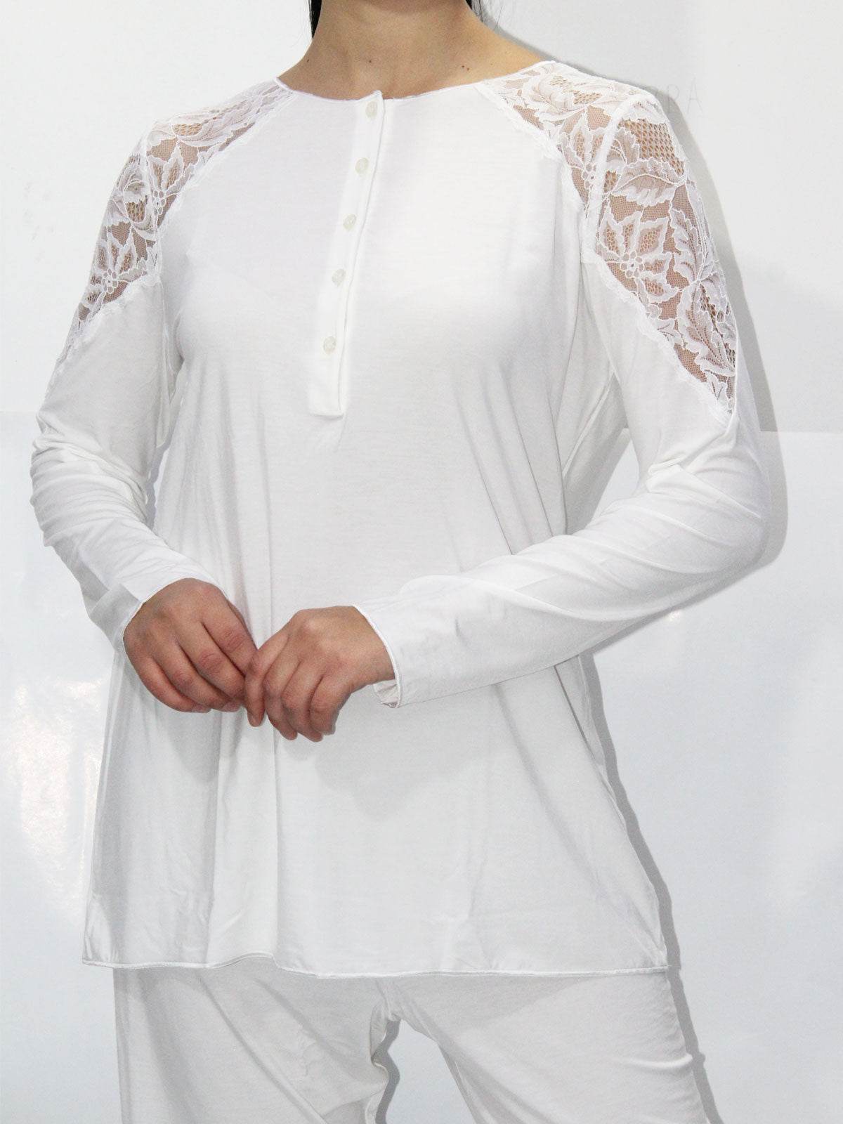 Pigiama Manica lunga Donna Hamilton Paladini - evabiancheria