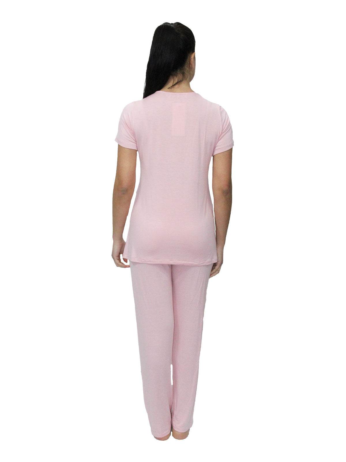 Pigiama Manica corta con pantalone lungo Donna 6468 Clara Rossi Firenze - evabiancheria