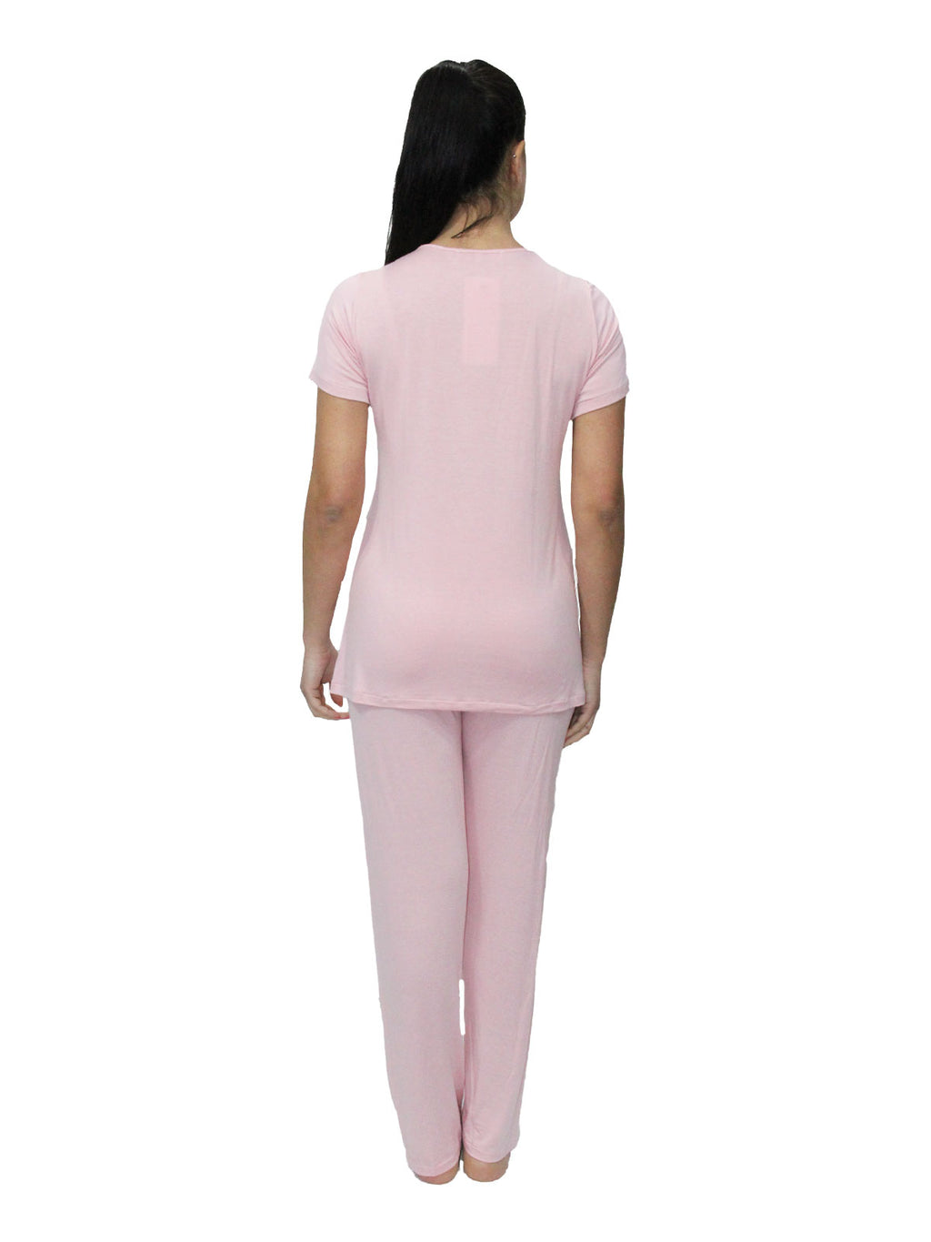 Pigiama Manica corta con pantalone lungo Donna 6468 Clara Rossi Firenze