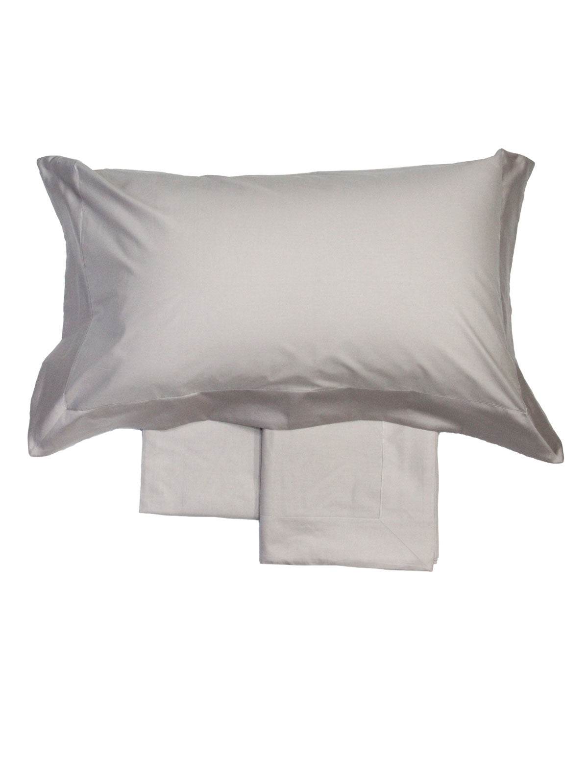 Lenzuola Bicolore Biancheria Balza Raso Cpl Eva Home - evabiancheria