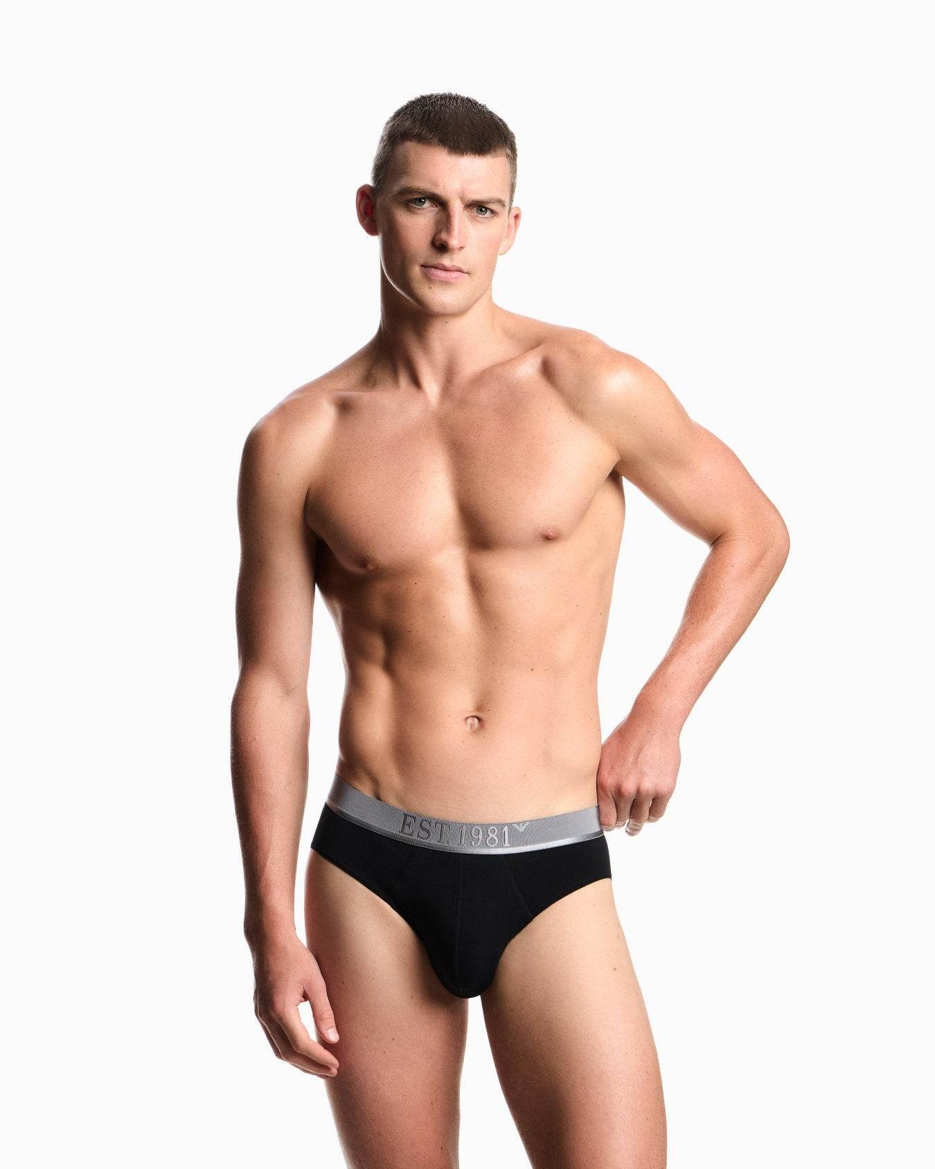 Slip 3-pack Uomo AF10780 EM000258 A25 Emporio Armani - evabiancheria