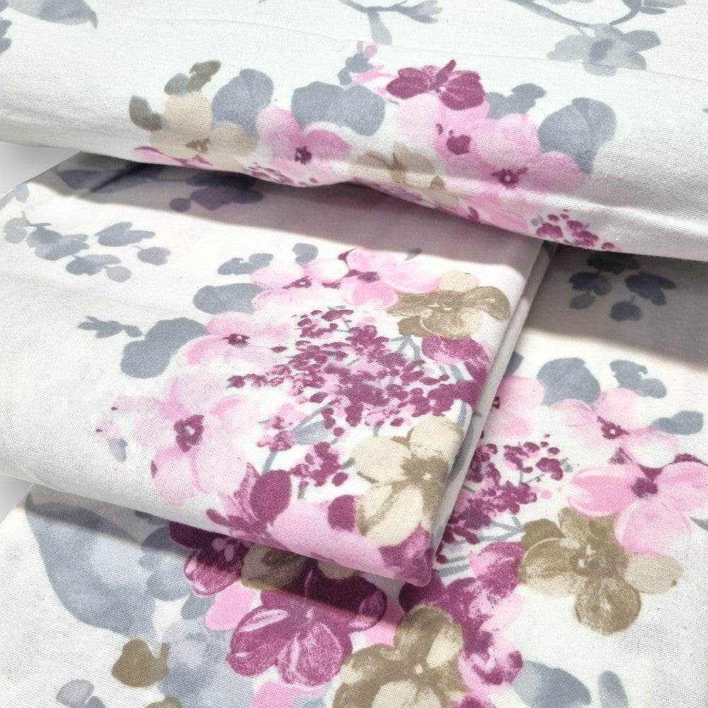 Lenzuola Stampato Biancheria Hydra Cpl Flanella MIrabello - evabiancheria