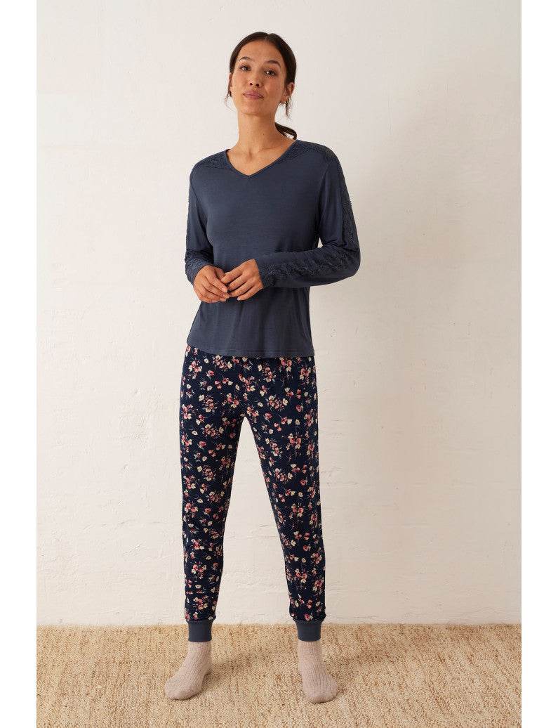 Pigiama Pigiama + Vestaglia Donna N18183 Promise - evabiancheria