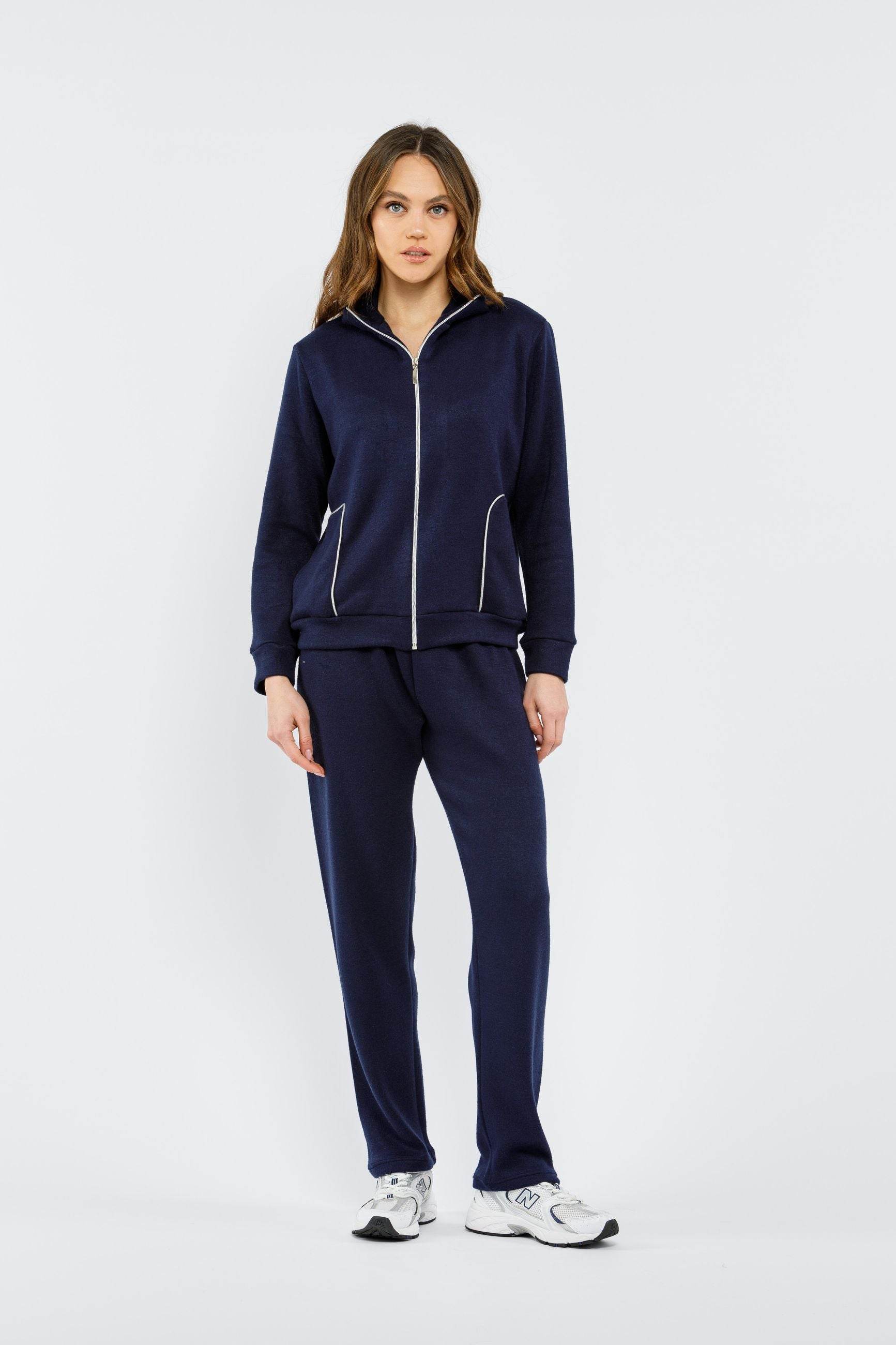 Tuta con zip Donna I2666 Fida - evabiancheria