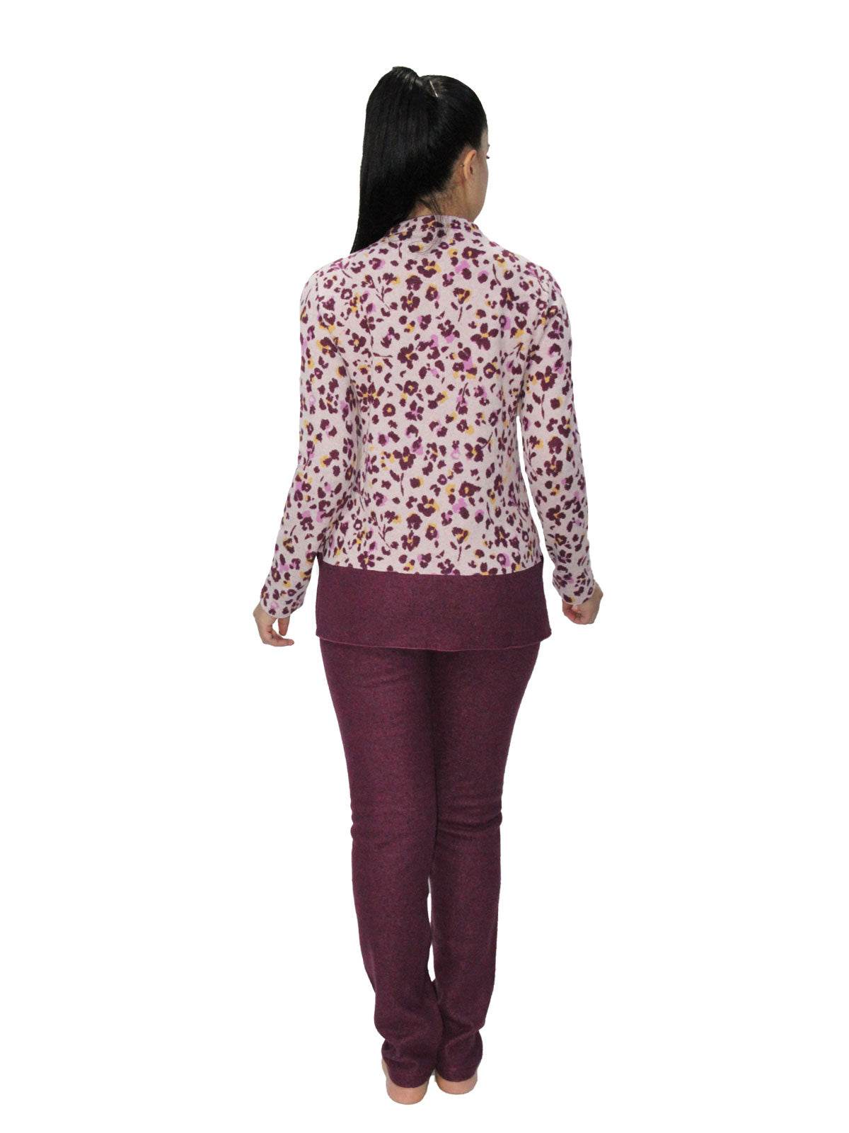 Pigiama Serafino Donna I2557 Fida - evabiancheria