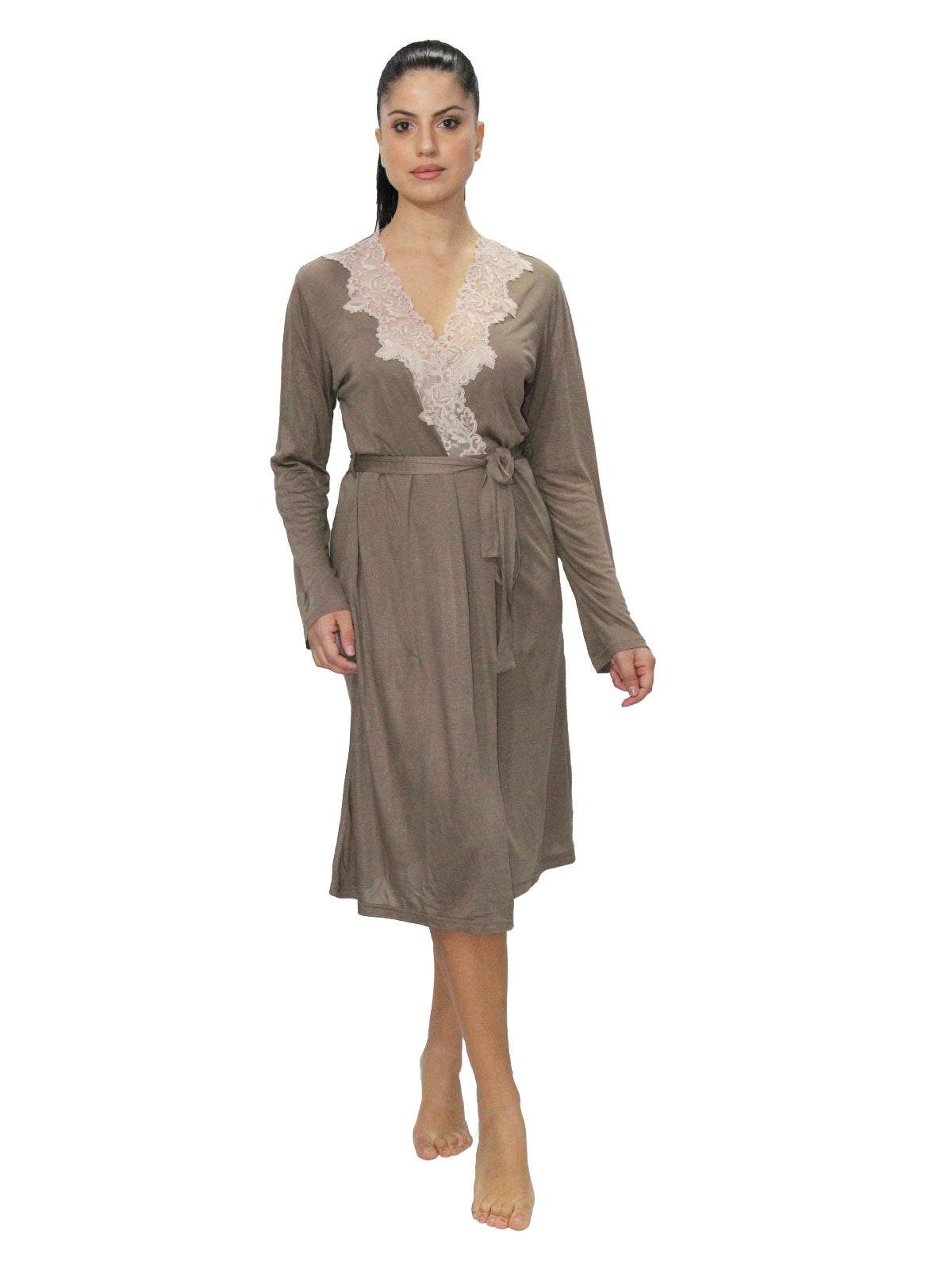 Vestaglia Incrocio Donna I24822 8 Prima Rosa - evabiancheria