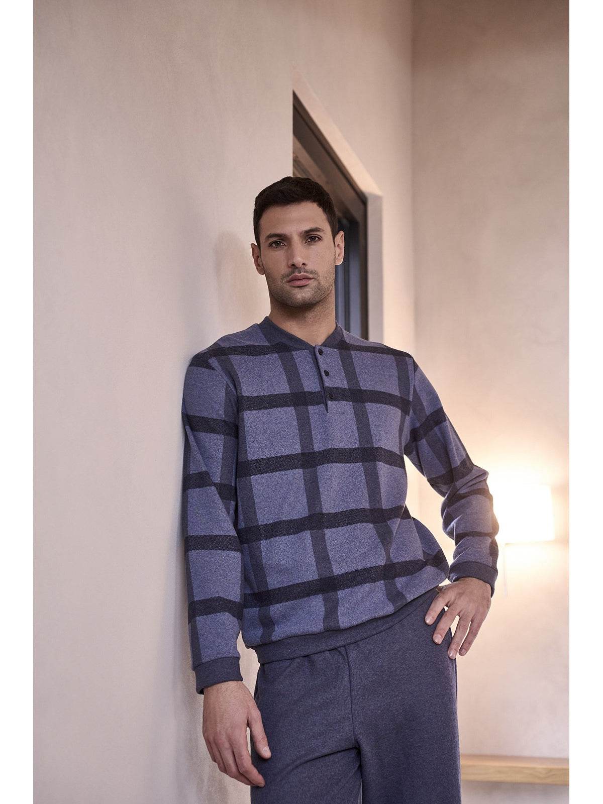 Pigiama Serafino Uomo Ghemme JAL251 Julipet - evabiancheria