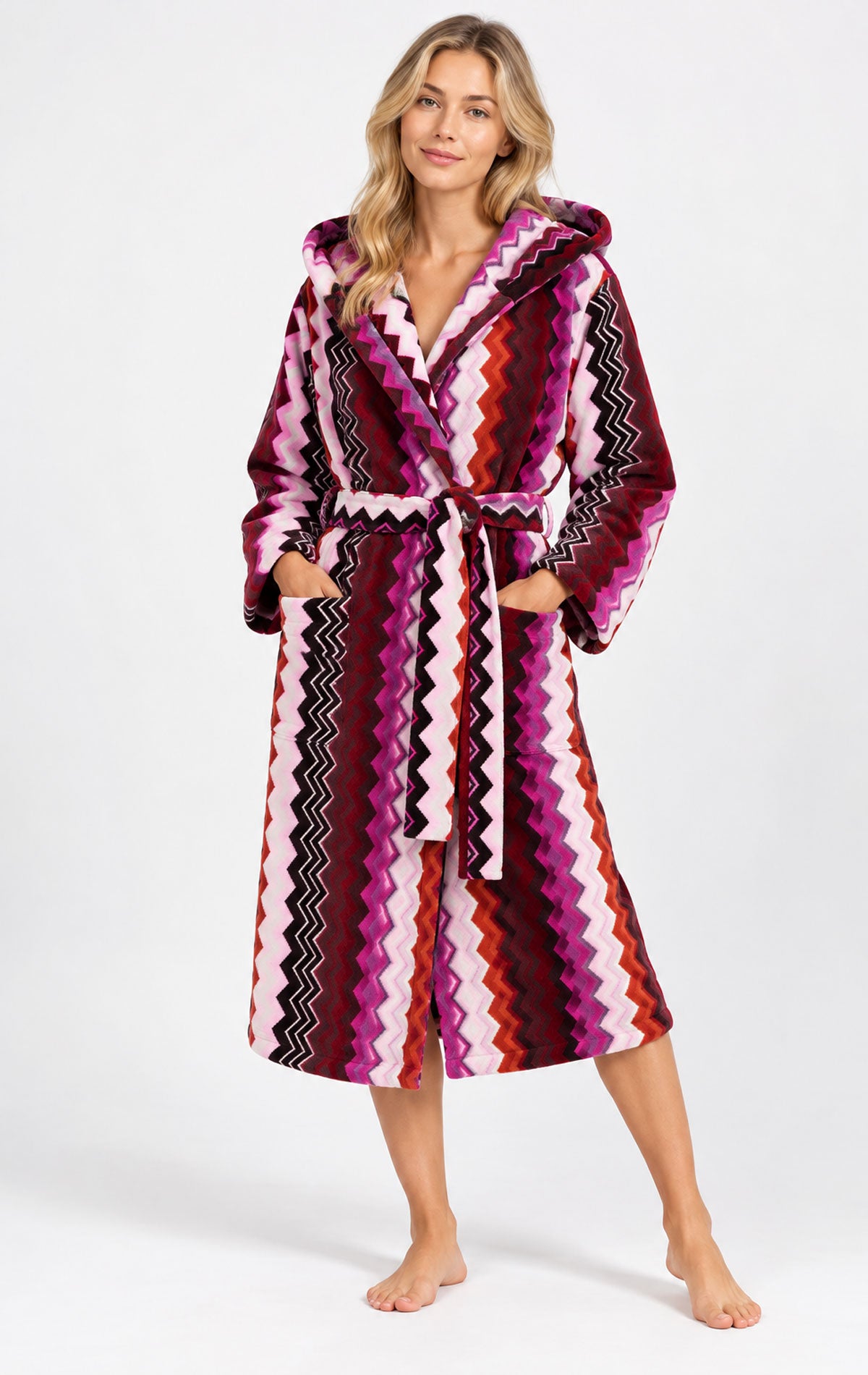 Accappatoio con cappuccio Unisex adulto Giacomo acc Missoni Home