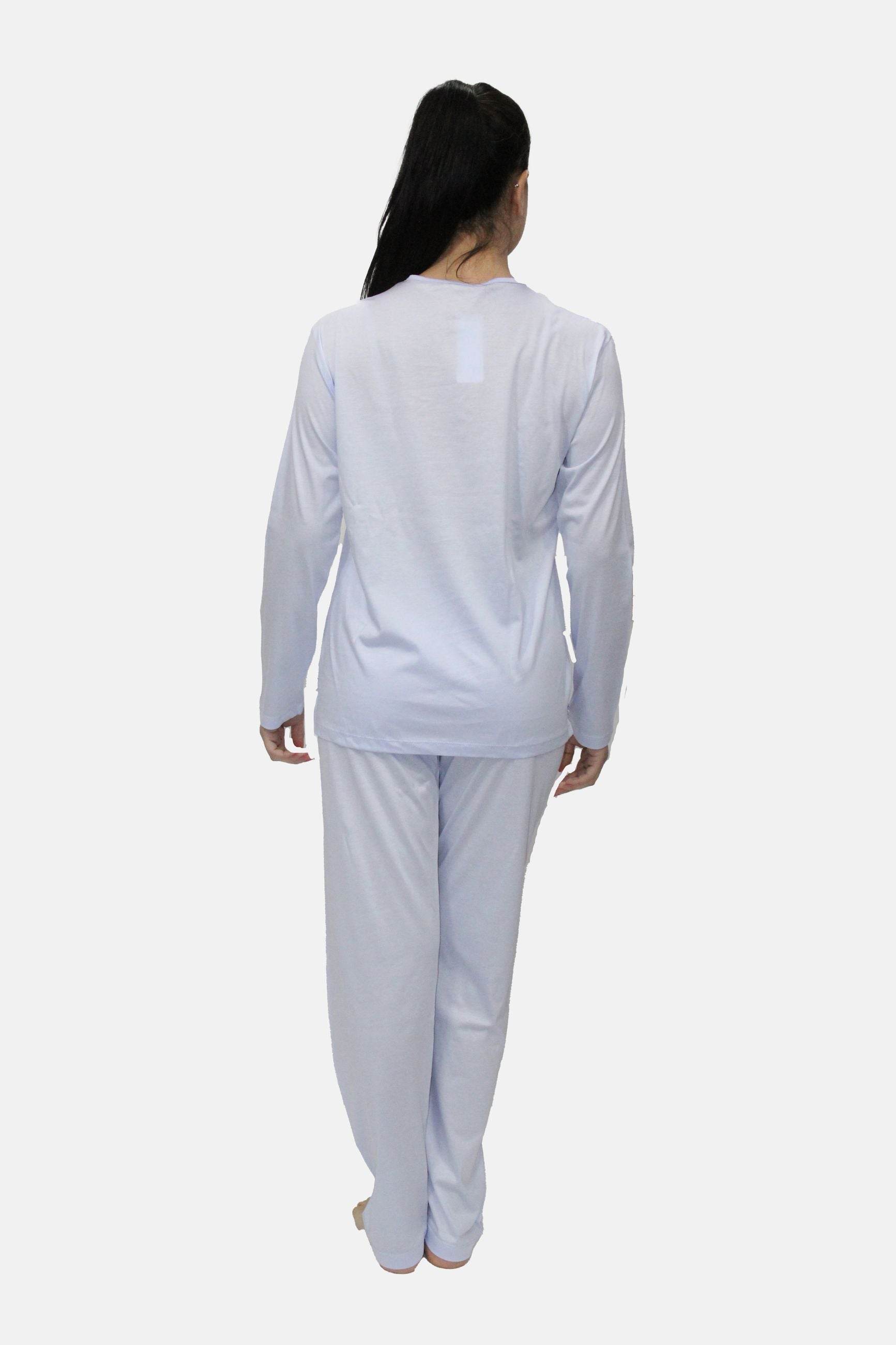 Pigiama Manica lunga Donna E2515 Fida - evabiancheria