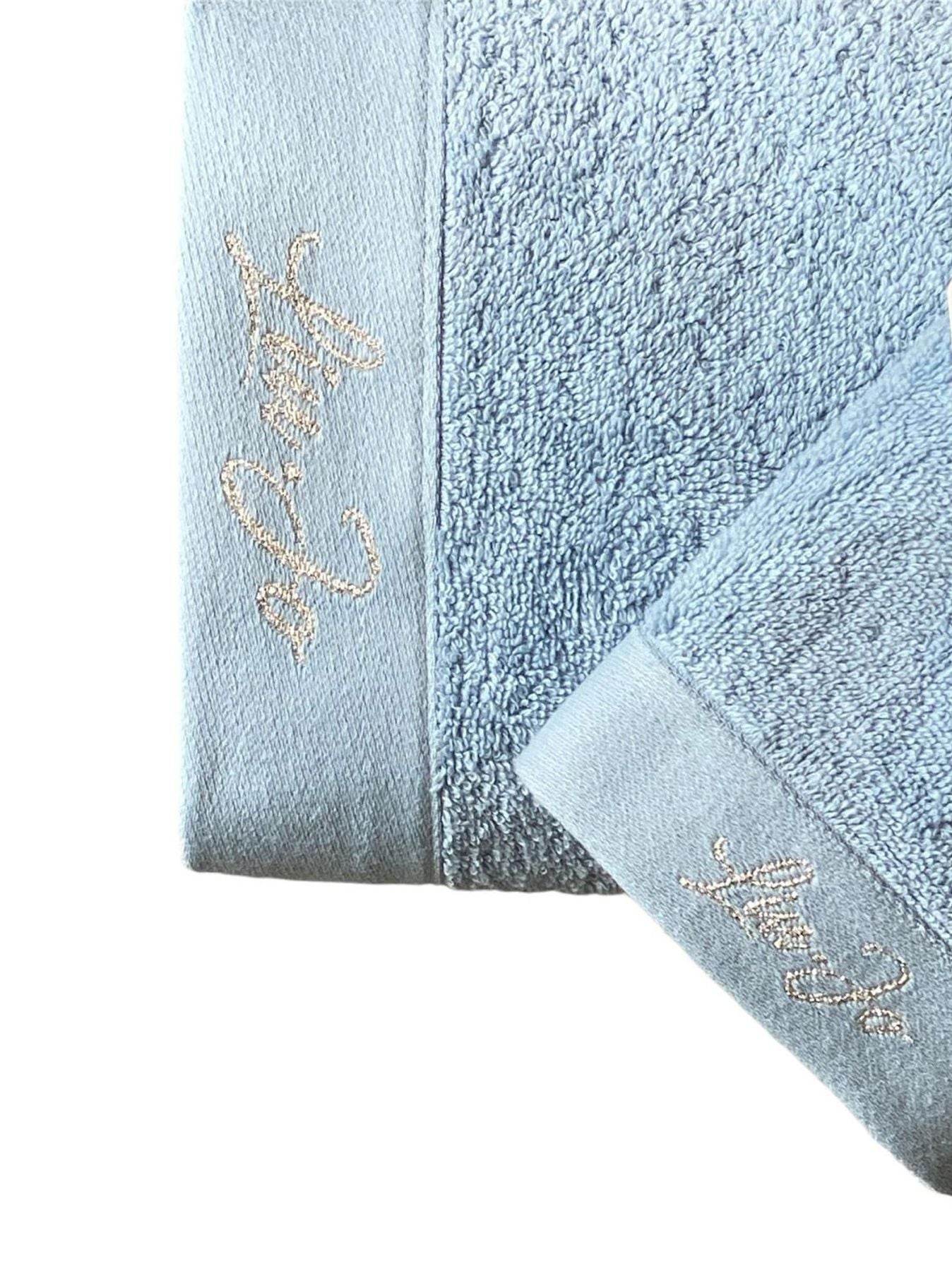 Asciugamani Coppia 1+1 Biancheria LJ coppia LB965B Liu Jo Home - evabiancheria