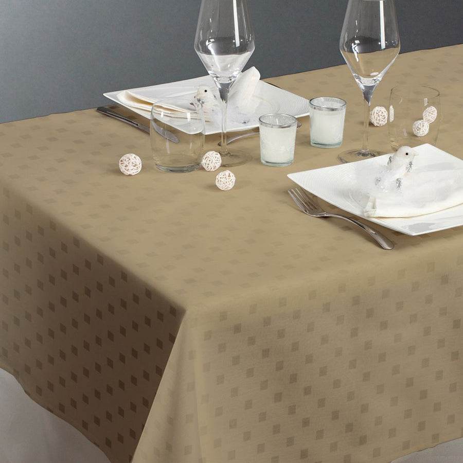 Tovaglia con tovaglioli Biancheria Damina Servizio Maestri Cotonieri - evabiancheria