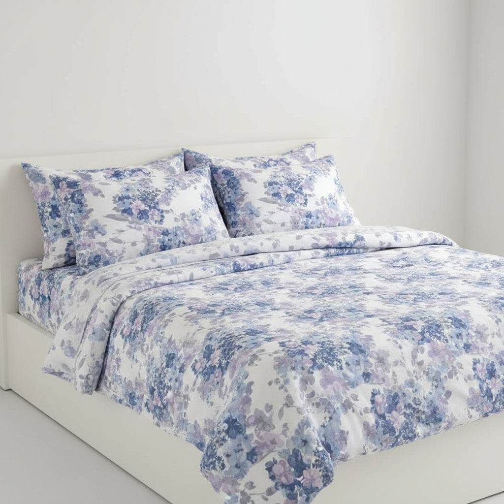 Lenzuola Stampato Biancheria Hydra Cpl Flanella MIrabello - evabiancheria