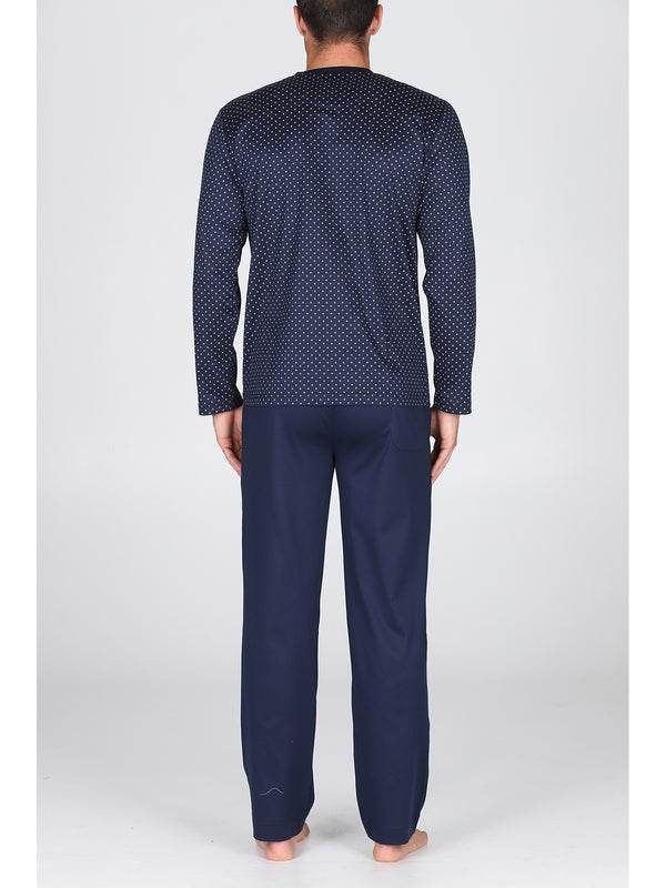 Pigiama Lungo Uomo Sappada JAL282 Julipet - evabiancheria