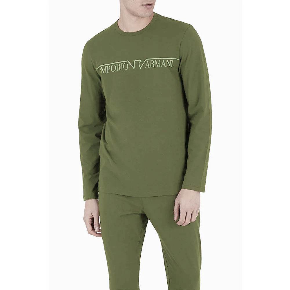 Pigiama Giro collo Uomo 4F516 112033 Emporio Armani - evabiancheria