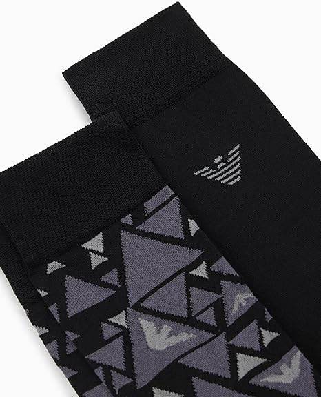 Calze lunghe Bi-pack Uomo AF18165 EM000545 Emporio Armani - evabiancheria