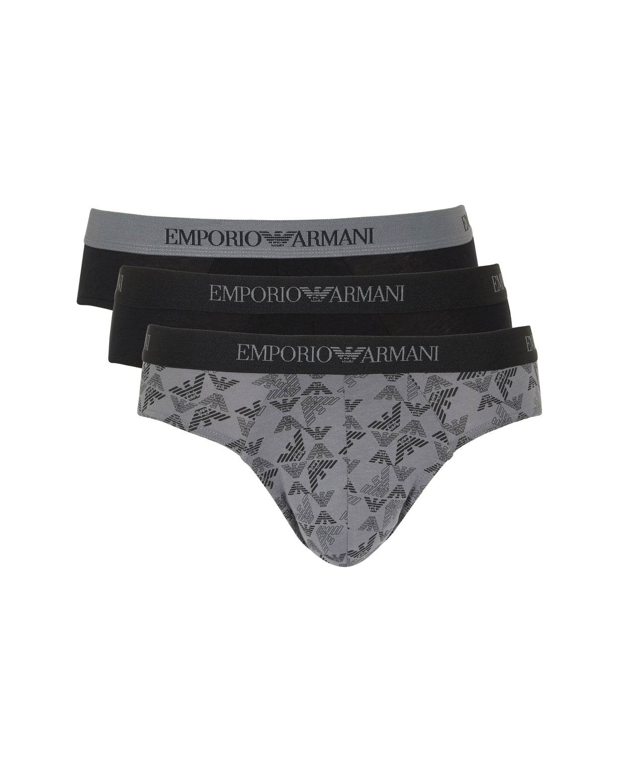 Slip 3-pack Uomo AF10800 EM000256 Emporio Armani - evabiancheria