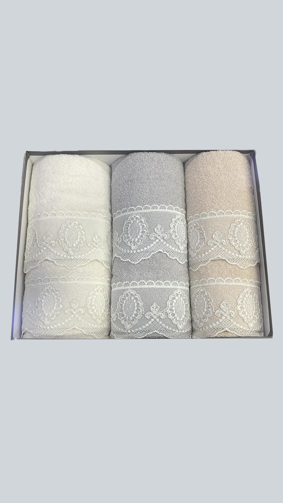 Asciugamano 3+3 Biancheria Joel 3+3 Battaglia