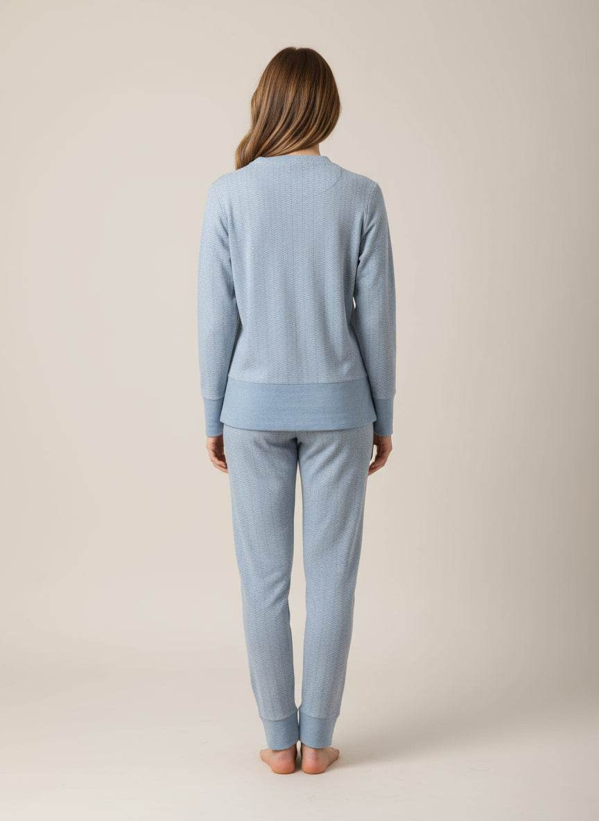 Pigiama Serafino Donna I2640 Fida - evabiancheria