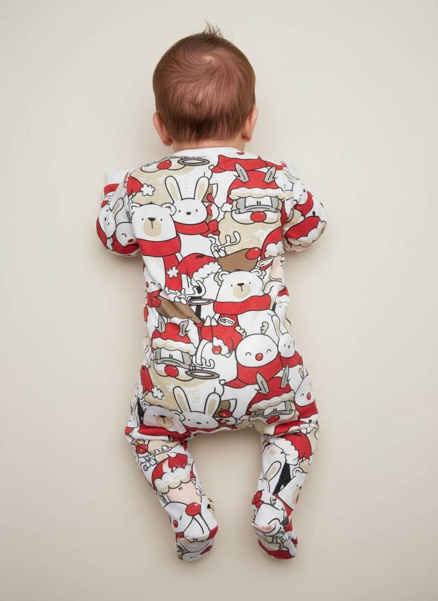 Pigiama girocollo natalizio Bambini e ragazzi H6883 Happy People - evabiancheria