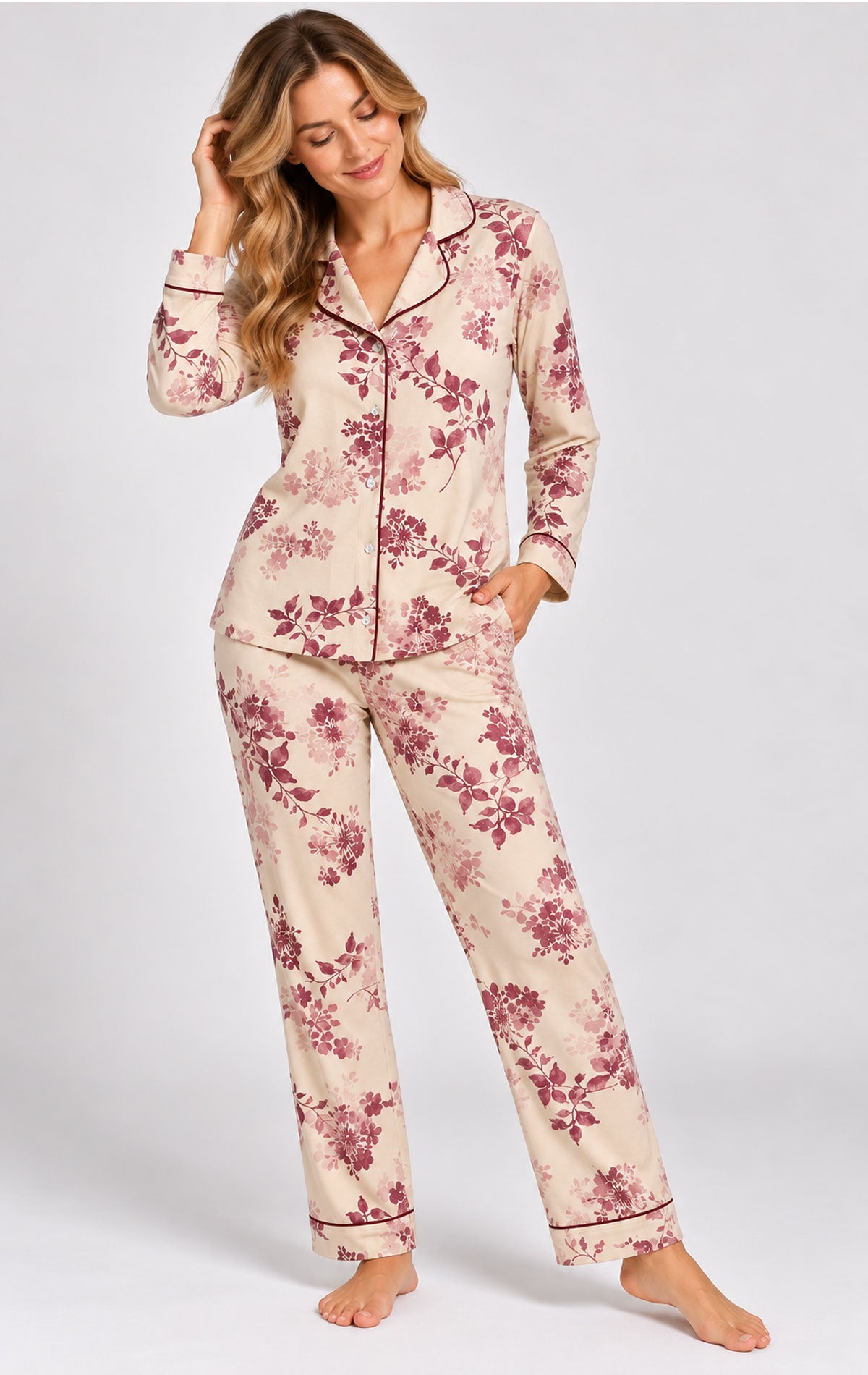 Pigiama Aperto Donna I2709 Fida