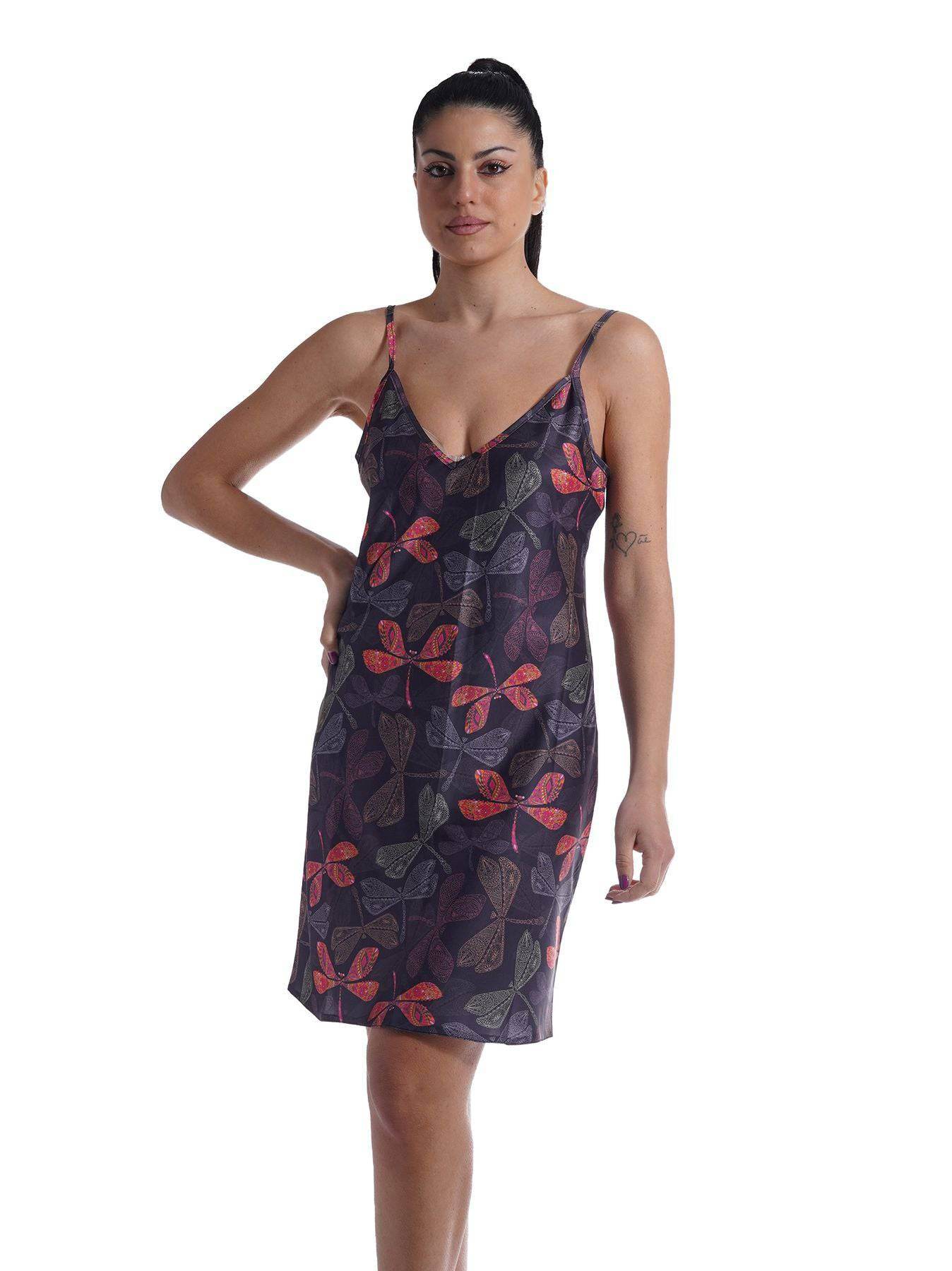 Parigina corta Donna Dragonfly Rose Endorfinella - evabiancheria