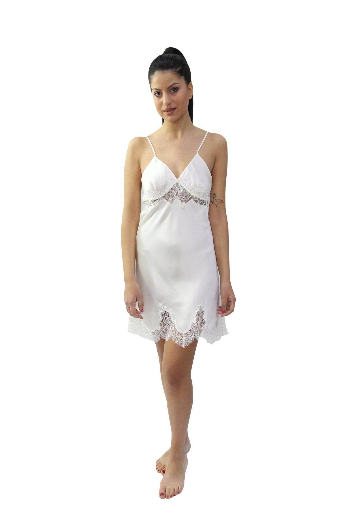 Parigina corta Donna L6B6028 Luna di Seta - evabiancheria