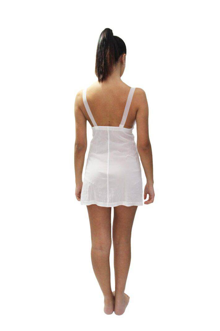 Parigina corta Donna MUST CROISETTE 10694 bianco La Perla - evabiancheria