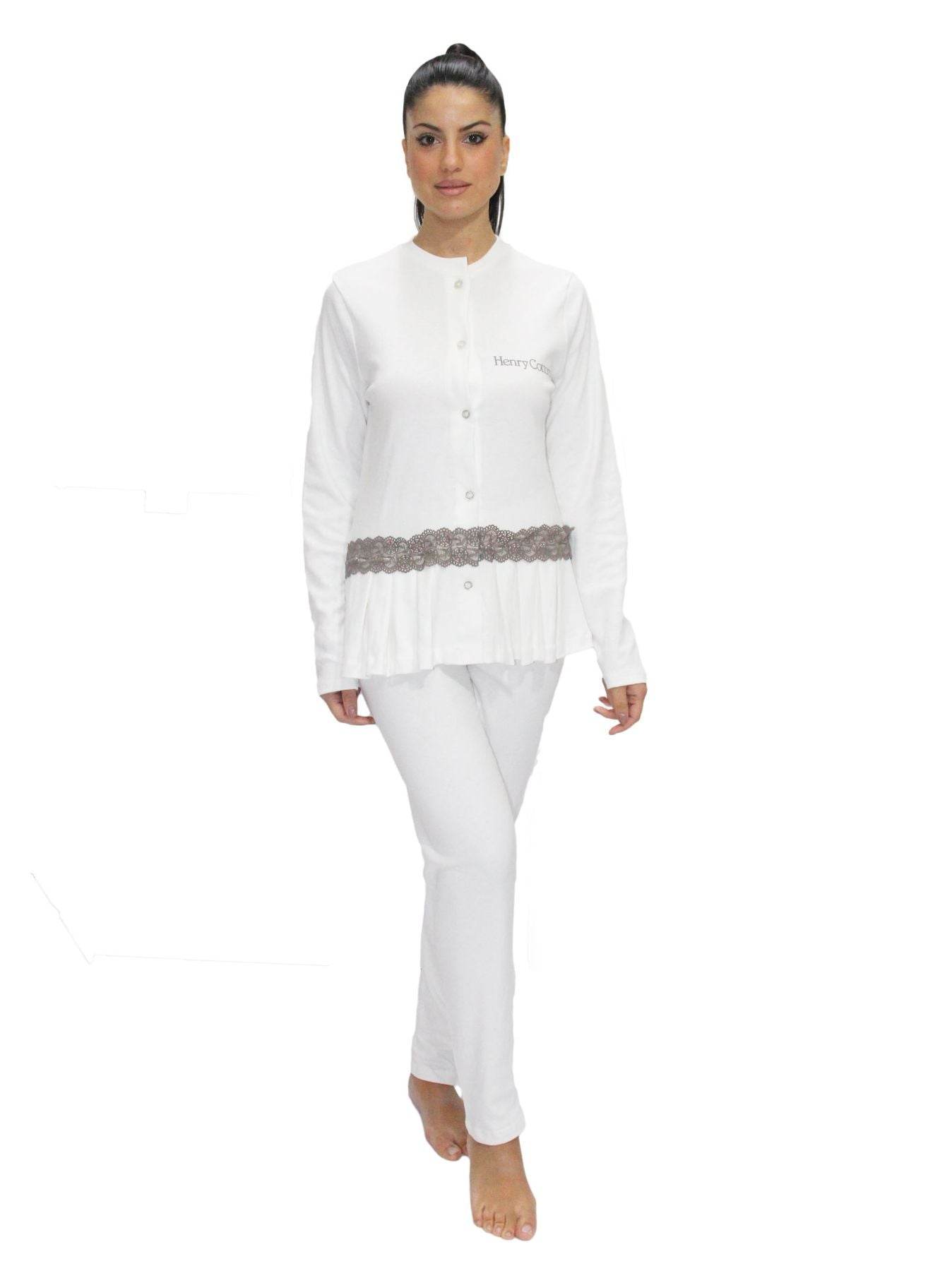 Pigiama Aperto Donna HC239 Henry Cotton's - evabiancheria